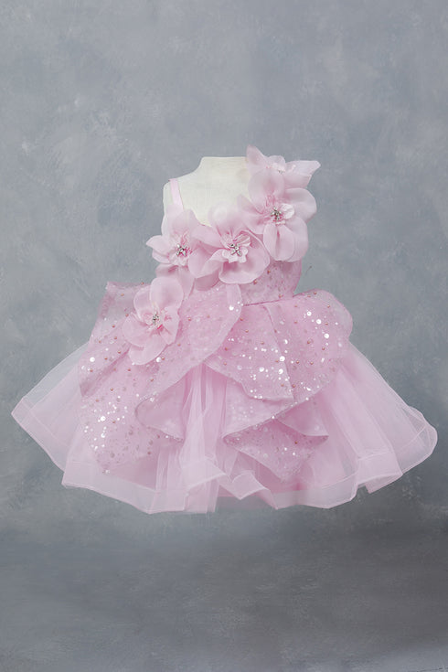 Little Fashionistas Baby Girl Gown 3-24 Months